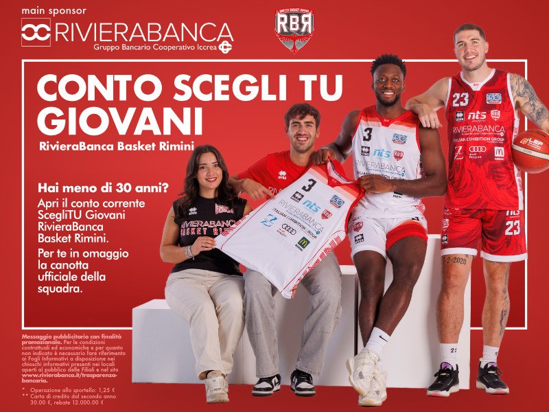 Conto Giovani RivieraBanca Basket Rimini 2024-2025